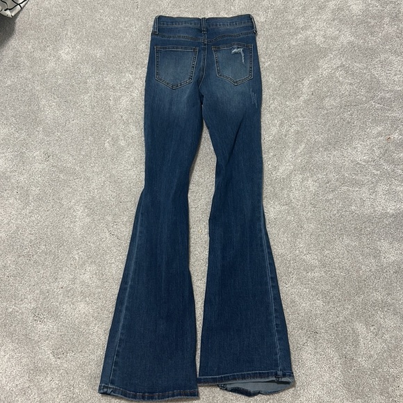 Altar'd State mid-rise flair jeans size 0 - Picture 3 of 5